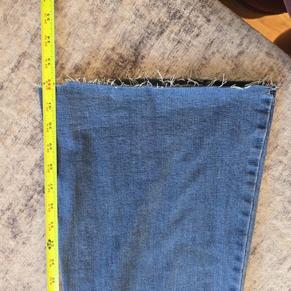 Wild Fable Jeans Womens 4 Low-Rise Flare Flare Raw Hem Bohemian Festival Hippie - Picture 9 of 12